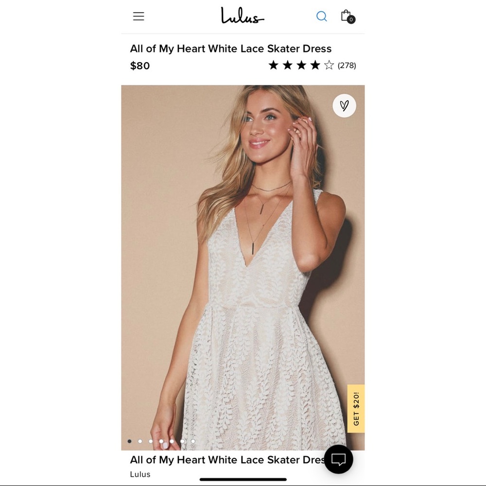 Lulu’s Skater Dress NWT Still in Bag